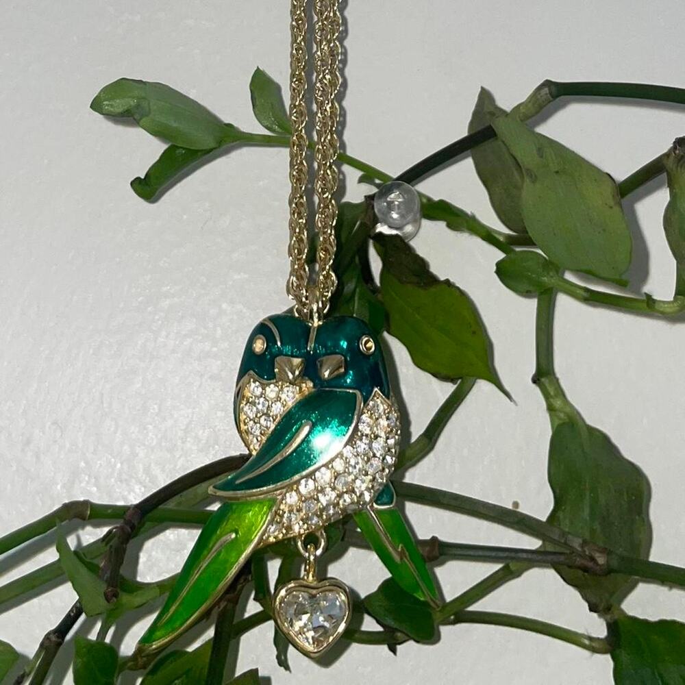 Swarovski crystals the lovebirds 1970s